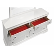 Blaze Modern Style Full 5PC bedroom set made with Wood & LED Headboard in White