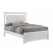 Blaze Modern Style Full 5PC bedroom set made with Wood & LED Headboard in White
