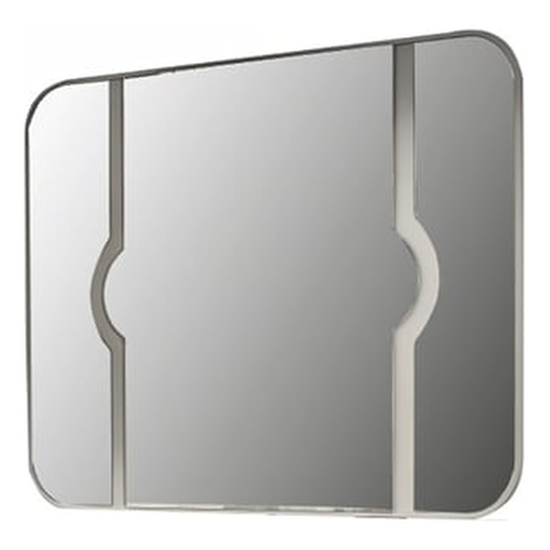 Eternity Traditional Style Mirror Eucalyptus-veneer made with Wood in Beige