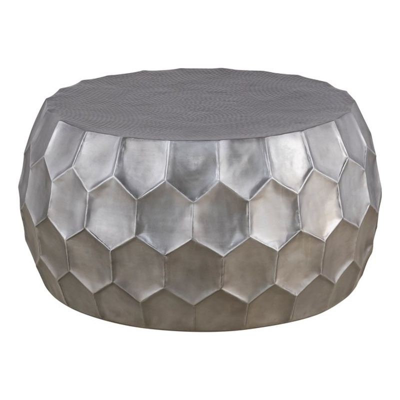 CT-101Coffee Table  made with Aluminum in Silver