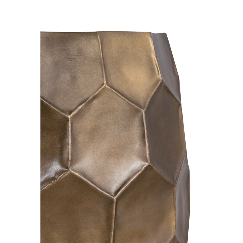 ET-101 END Table made with Aluminum in Gold