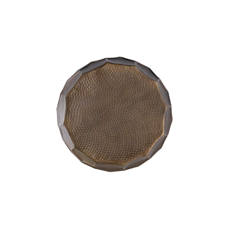 ET-101 END Table made with Aluminum in Gold