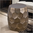 Furnishing CT-101-30-32 Coffee ET-101-25-18 End Table Gold color
