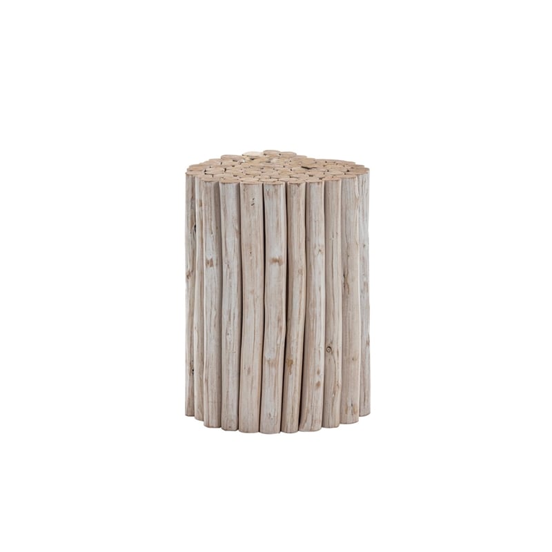 T1009-32 Wood Coffee Table & ET1009-16 Wood End Table in White