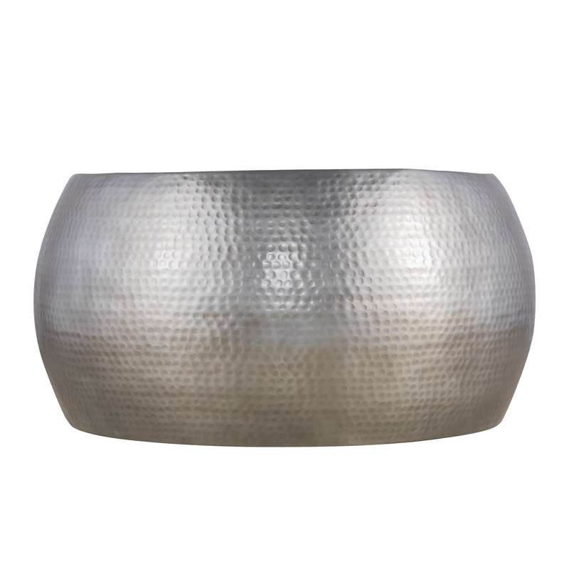 Furnishing CT-501 Coffee Table and ET-501 End Table Set Silver