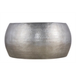 Furnishing CT-501 Coffee Table and ET-501 End Table Set Silver