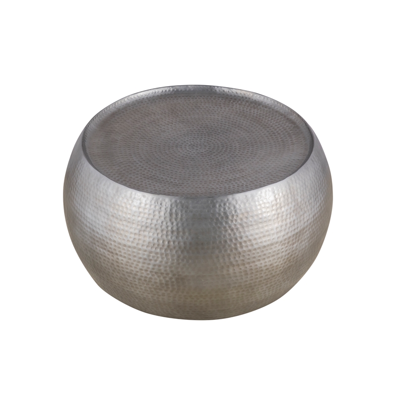 Furnishing CT-501 Coffee Table and ET-501 End Table Set Silver