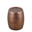 Furnishing CT-501 Coffee Table and ET-501 End Table Set Copper