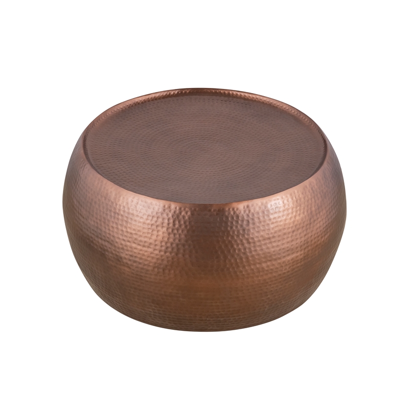 Furnishing CT-501 Coffee Table and ET-501 End Table Set Copper