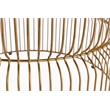 CT901 Round Coffee Table made with metal and Tempered Glass Top Gold