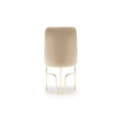 Emrald Modern Gold Legs in Beige Color- 2 Chairs Per Box