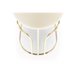 Emrald Modern Gold Legs in Beige Color- 2 Chairs Per Box