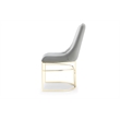 Emrald Modern Gold Legs in Gray Color- 2 Chairs Per Box