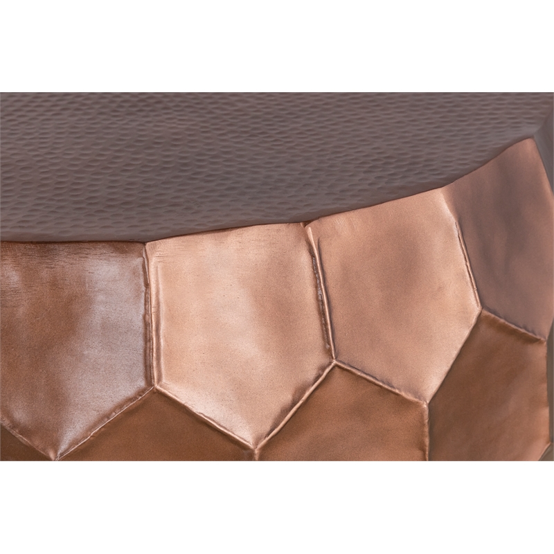 Furnishing CT-101 Coffee Table ET-101 End Table in Copper color
