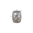 Furnishing CT-101-30-32 Coffee ET-101-25-18 End Table Silver color