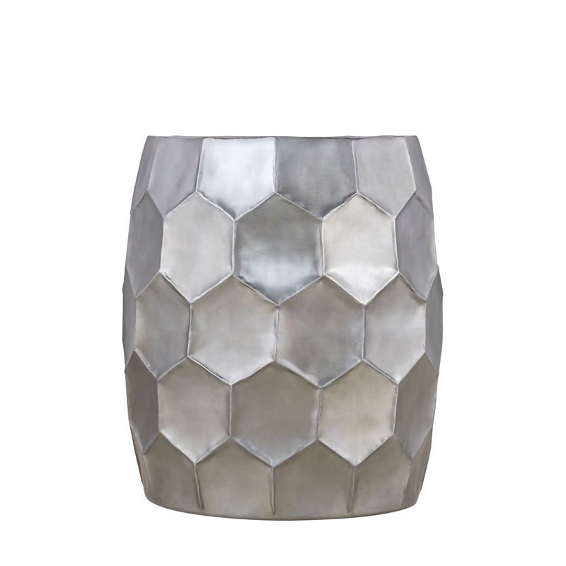 Furnishing CT-101-30-32 Coffee ET-101-25-18 End Table Silver color