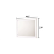 Manhattan Mirror with Lacquer & LED Lighting Solid + Manufactured Wood in White
