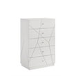 Manhattan Queen 5-Piece Set including Lacquer & Storage Chest in White