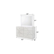 Manhattan Queen 5-Piece Set including Lacquer & Storage Chest in White