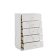 Manhattan King 5-Piece Set including  Storage Chest Made With Wood in White