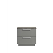 Elara King 5PC Set - Manufactured Wood - Gray & LED Marble Accent Headboard