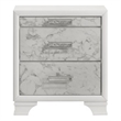 Soul Queen 5PC Set including Manufactured Wood & Marble Accents in White