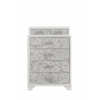 Soul King 5PC Set including Manufactured Wood & Marble Accents in White