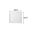 Soul Queen 4PC Set including Manufactured Wood & Marble Accents in White