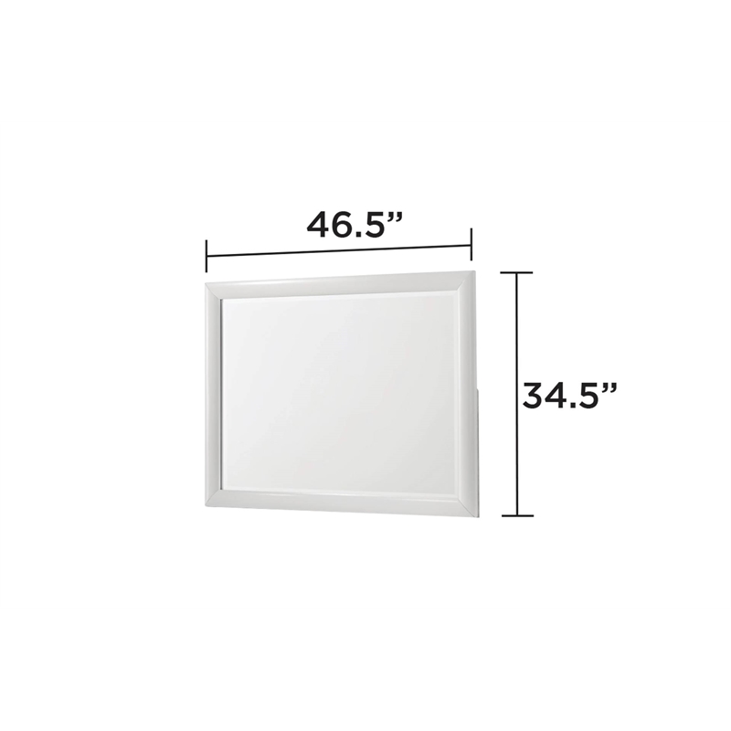 Soul King 4PC Set including Manufactured Wood & Marble Accents in White