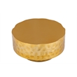 CT 90 Modern Style Coffee Table made with Metal in Gold