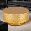 CT 90 Modern Style Coffee Table made with Metal in Gold