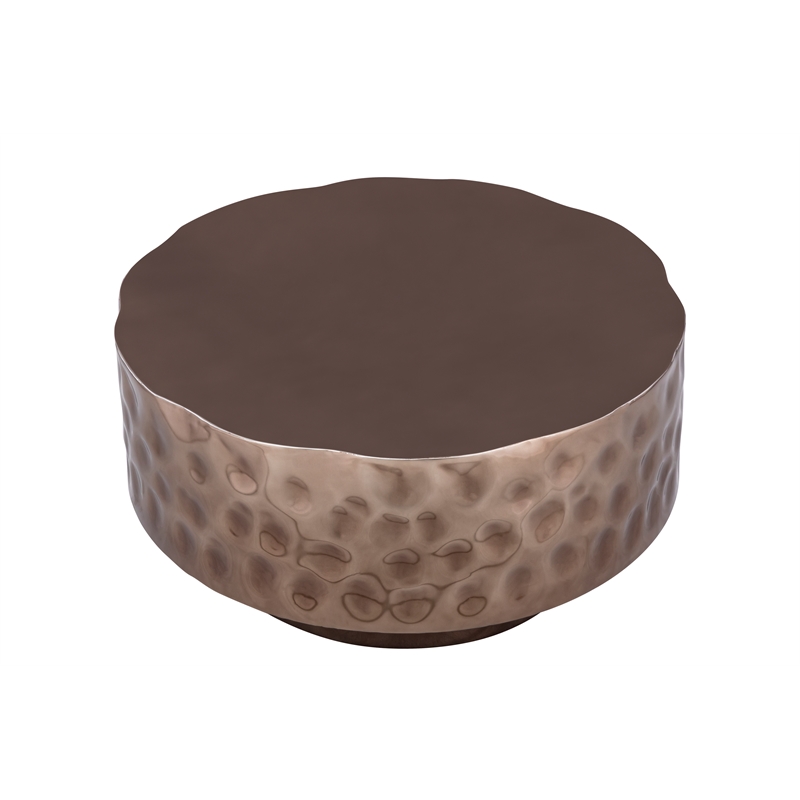 CT 90 Modern Style Coffee Table made with Metal in Copper