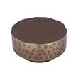 CT 90 Modern Style Coffee Table made with Metal in Copper
