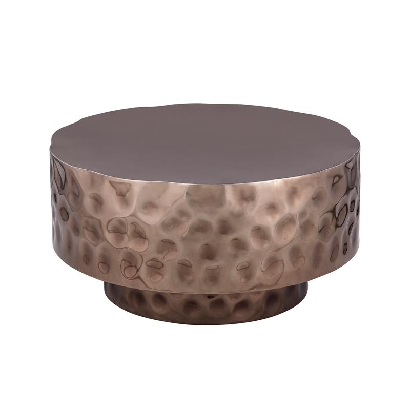 CT 90 Modern Style Coffee Table made with Metal in Copper