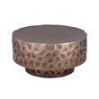 CT 90 Modern Style Coffee Table made with Metal in Copper