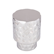 ET 90 END Table Modern Style Table made with Metal in Silver