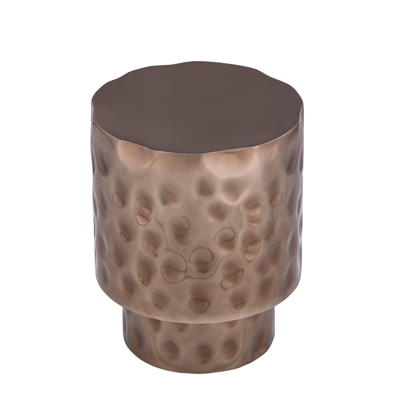 ET 90 END Table Modern Style Table made with Metal in Copper