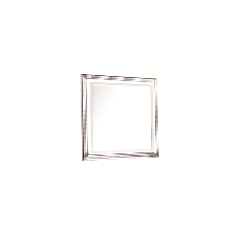 Desire Mirror with Manufactured WoodFrame   LED Lighting in White(NO DRESSER)
