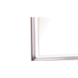Desire Mirror with Manufactured WoodFrame   LED Lighting in White(NO DRESSER)
