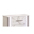 Desire Nightstand with Manufactured Wood LED Lighting in White