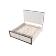 Fabio Modern Style LED King Size Bed Made With Wood in White Finish