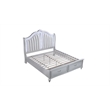 Mystic Modern Style LED 4-Piece King Bedroom Set Made With Wood in Silver