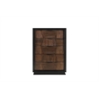 Houston Traditional Style 5-Drawer Chest Made with wood in Walnut