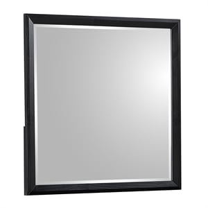 Houston Traditional Style Mirror Made with wood in Walnut