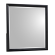 Houston Traditional Style Mirror Made with wood in Walnut