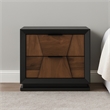 Houston Traditional Style 2-Drawer Nightstand Made with wood in Walnut