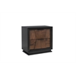 Houston Traditional Style 2-Drawer Nightstand Made with wood in Walnut