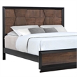 Houston King 5PC Bedroom Set Made With Wood in Walnut