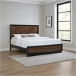 Houston Queen 4PC Bedroom Set Made With Wood in Walnut