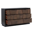 Houston Queen 4PC Bedroom Set Made With Wood in Walnut